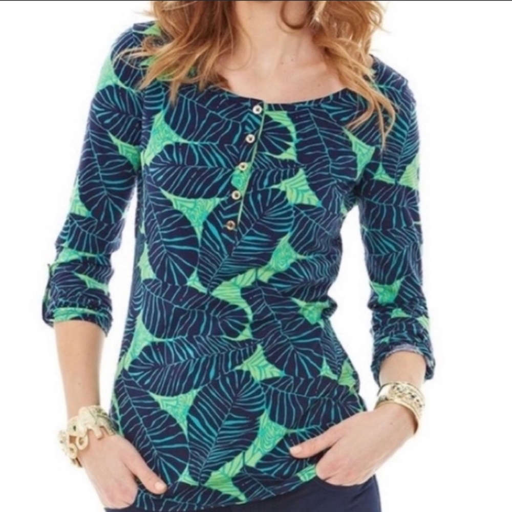 Lilly Pulitzer 3/4 sleeve top